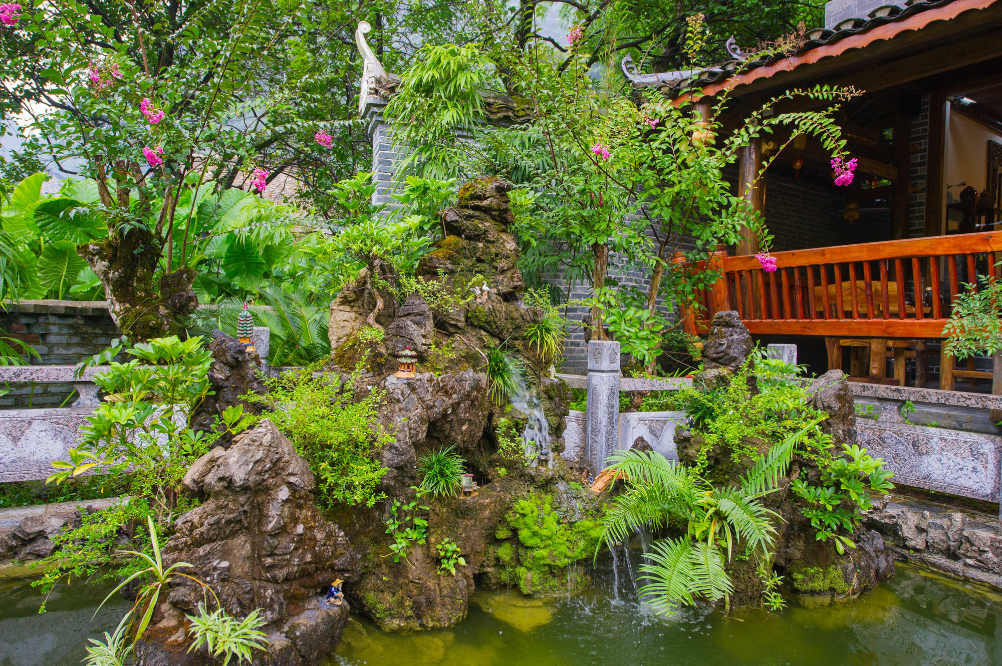 فندق Yangshuo Scenic Mountain Retreat المظهر الخارجي الصورة