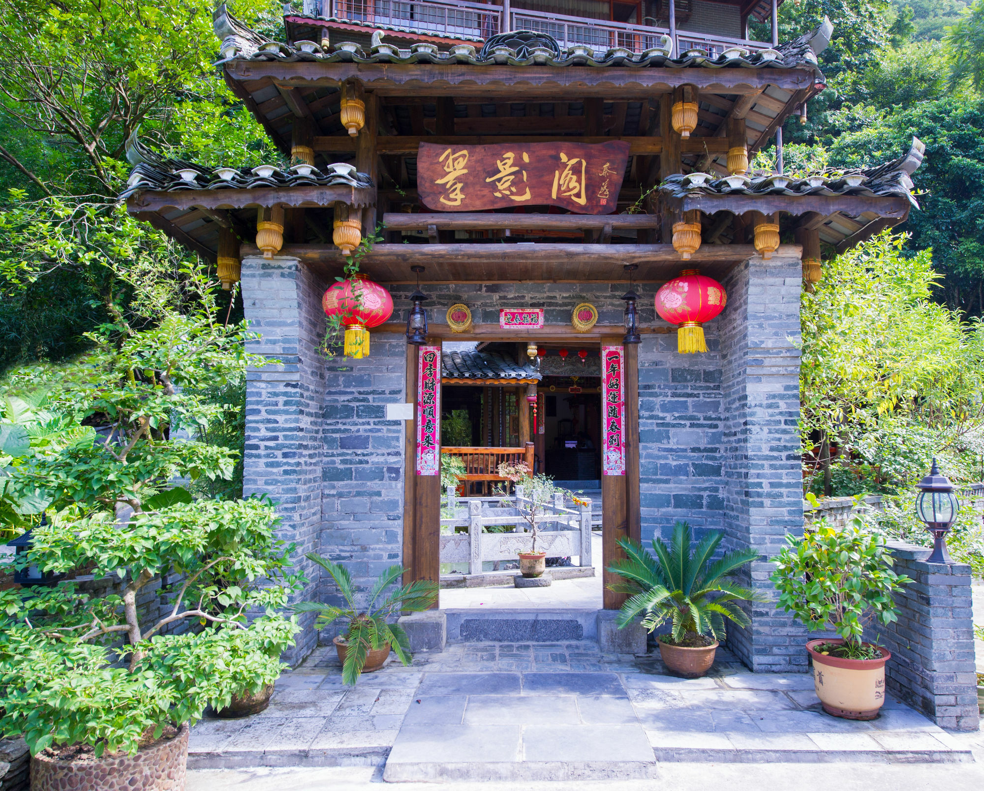 فندق Yangshuo Scenic Mountain Retreat المظهر الخارجي الصورة